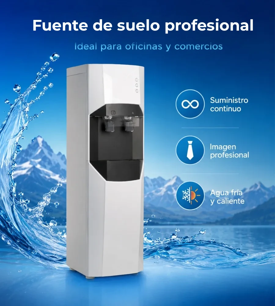 Fuente de suelo profesional para oficinas y comercios